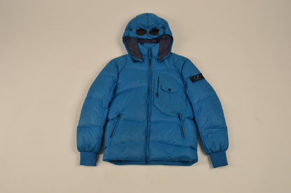 CP Company Down Jacket Goggle Blue - S