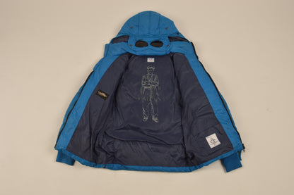 CP Company Down Jacket Goggle Blue - S