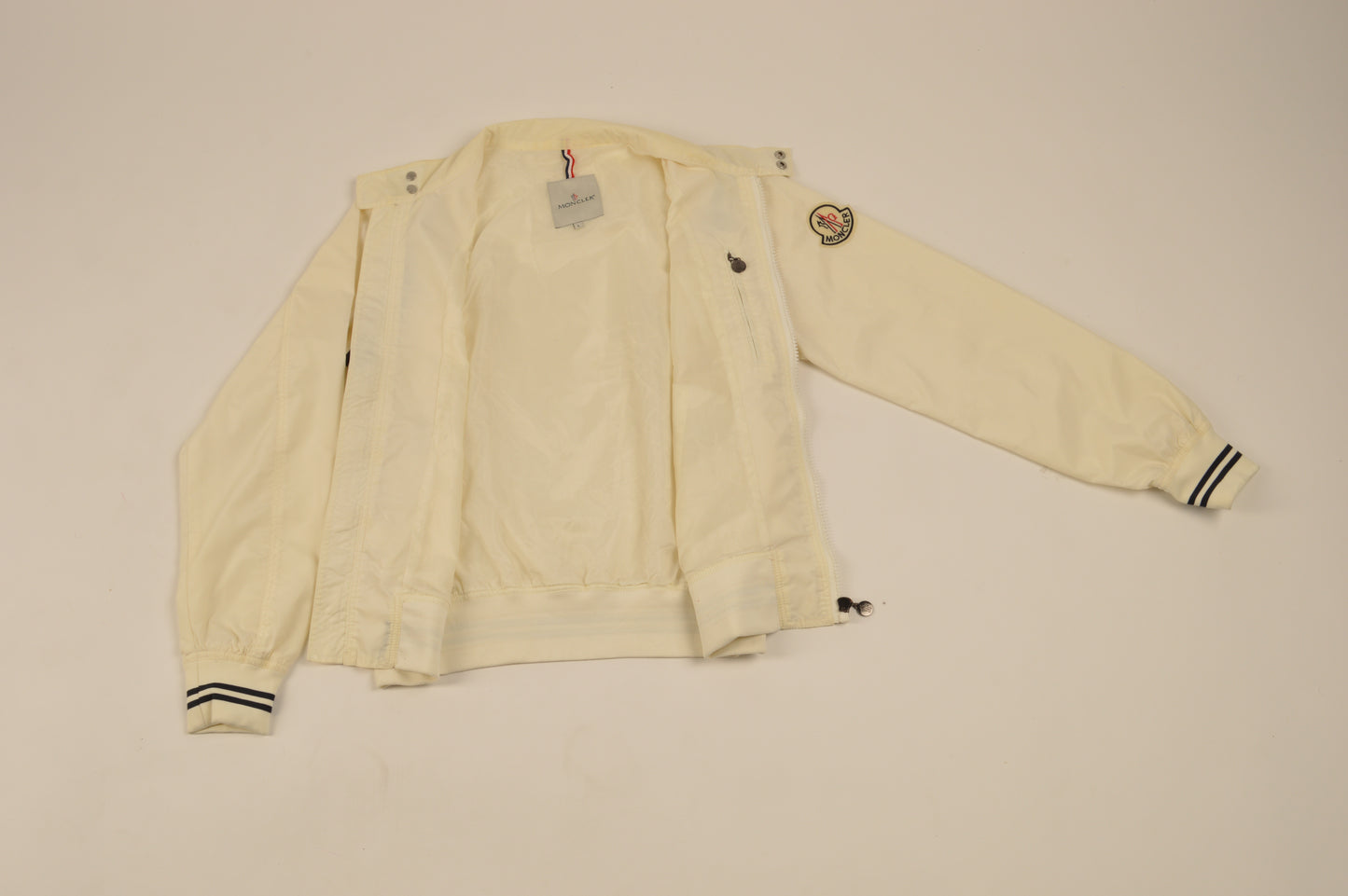 Moncler Jacket Cream Navy - L