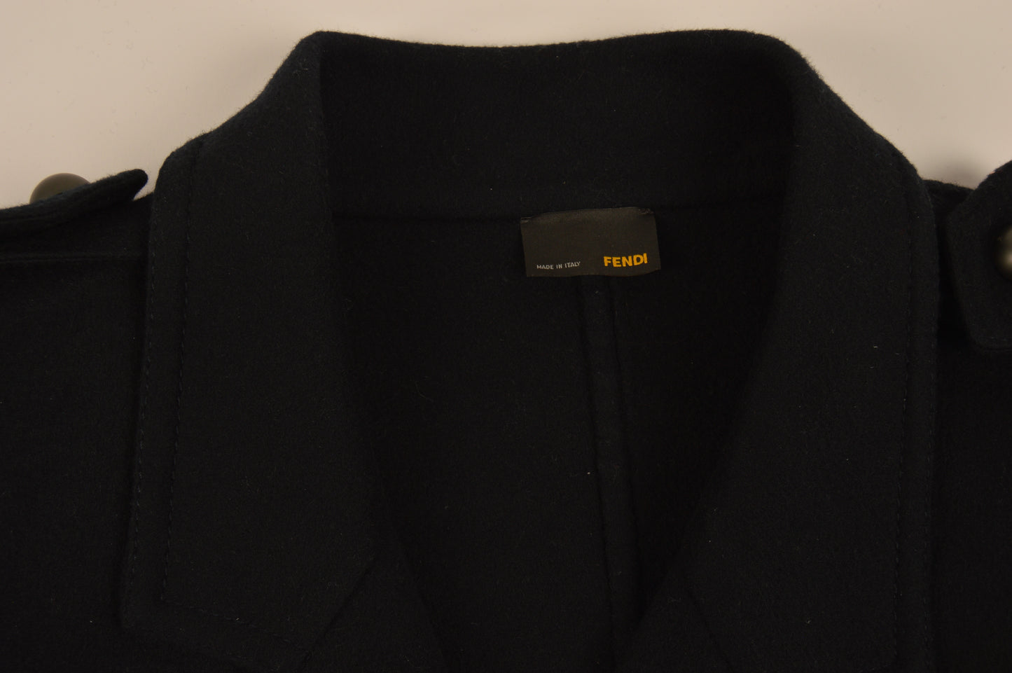 Fendi Vintage Navy Coat - M