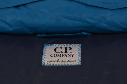 CP Company Down Jacket Goggle Blue - S