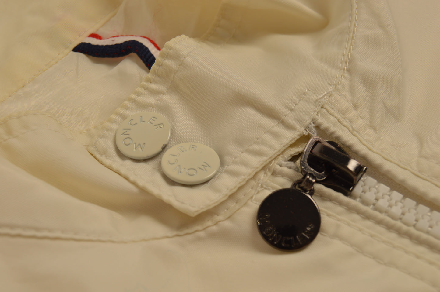 Moncler Jacket Cream Navy - L