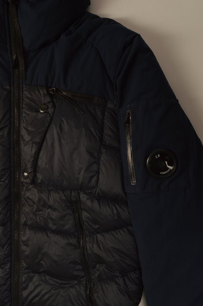 C.P. Company Puffer Jacket Navy Blue - L