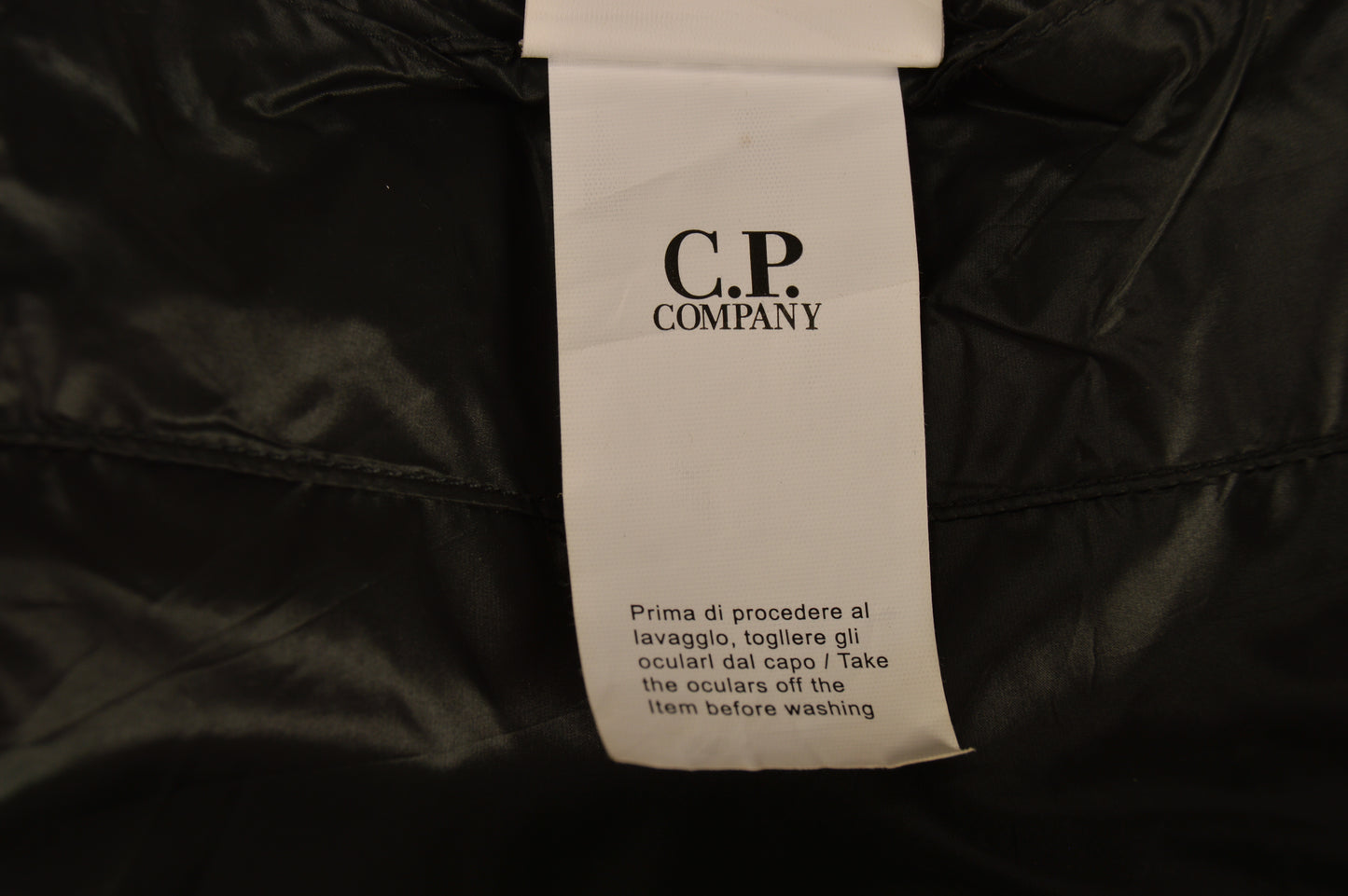 CP Company Goggle Jacket Black - L