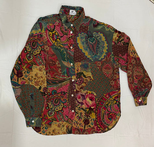 Belfie Floral Print Shirt - M