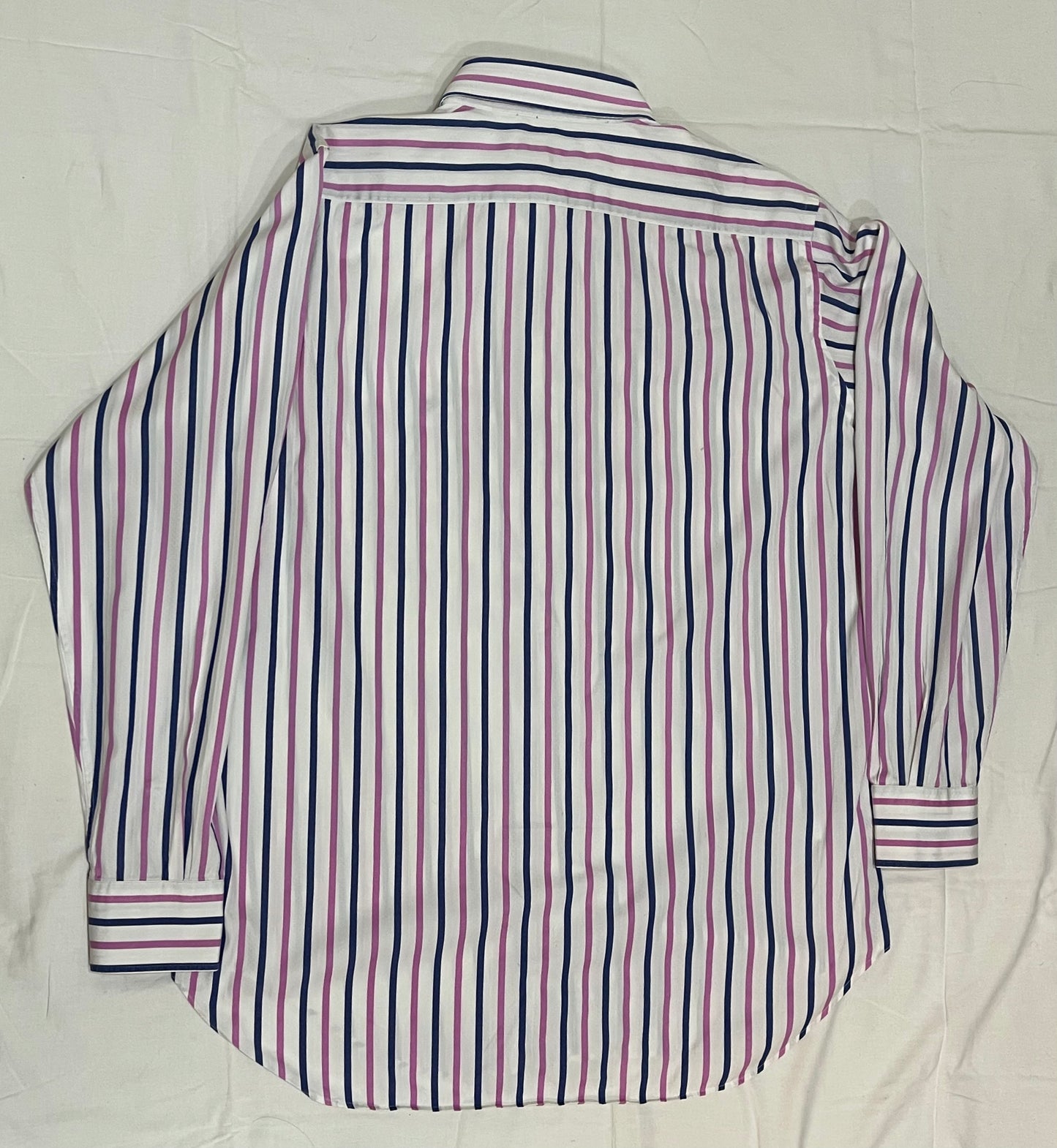 Etro White Navy Pink Shirt - L