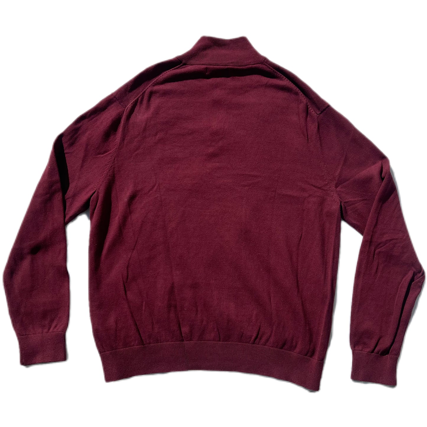 Nautica Jersey 1/4 Zip Burgundy - L