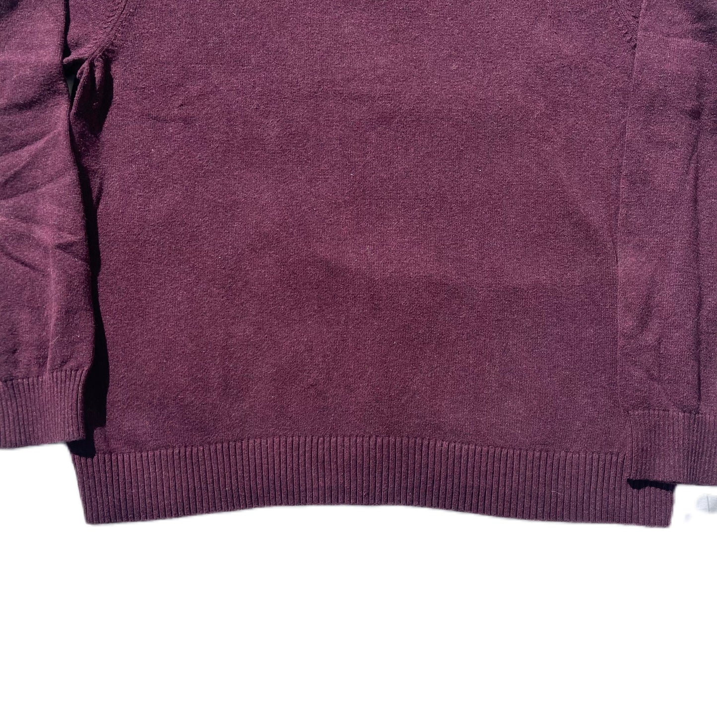 Nautica Jersey 1/4 Zip Burgundy - L